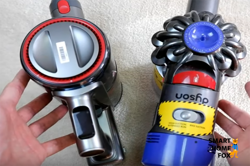 Сравнение Dyson V8 и Roborock H6